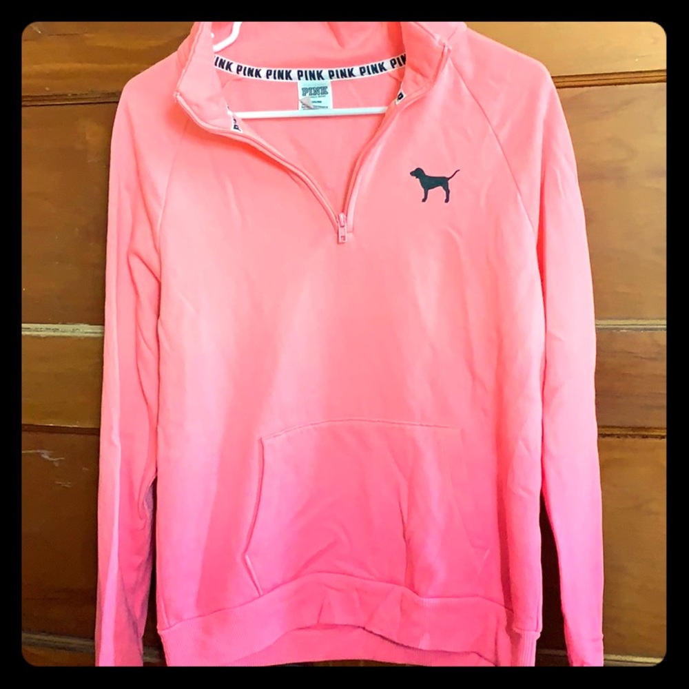 Victoria Secret sweatshirt.